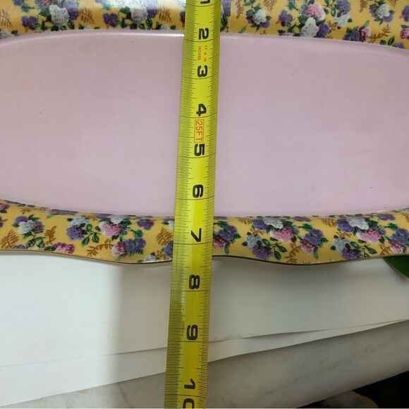 Style by Lava floral multicolor oval large Platter Serving  18” x 7.5” Large - Picture 6 of 7